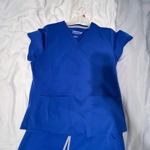 Royal Blue Fabletic Scrubs